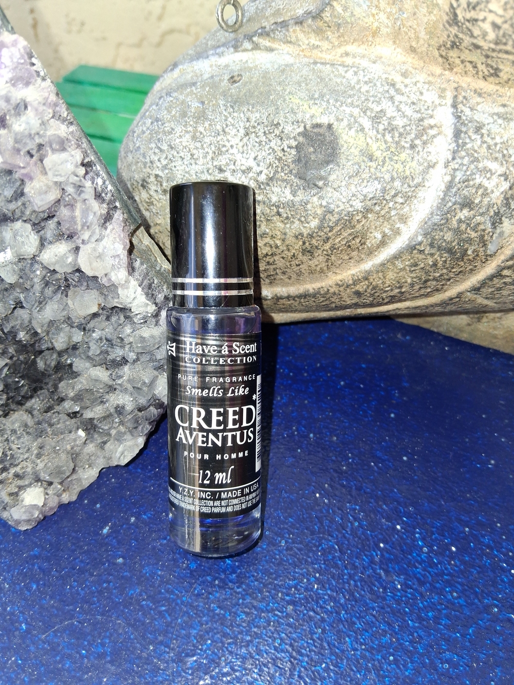 Creed Aventus Inspired Fragrance Roll-On for Men - Black / Purple - Picture 5 of 5
